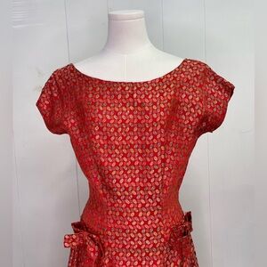 Vintage 1950’s Bespoke Brocade Beauty Fit and Flare Dress